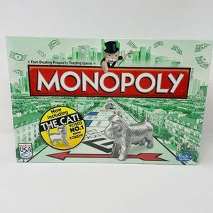 NEW Monopoly Classic Board Game With Cat Token